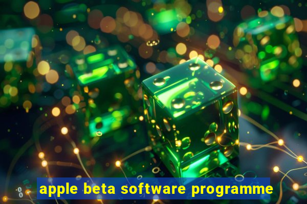 apple beta software programme